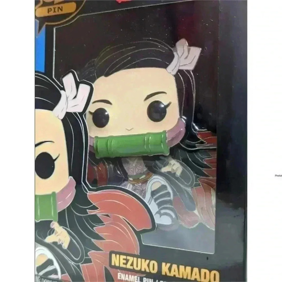 NEW! Funko POP! Demon Slayer Anime Enamel Pin - NEZUKO KAMADO #24 - Picture 6 of 6